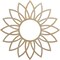 Ekena Millwork Daisy Wood Fretwork Pierced Ceiling Medallion, Birch, 34"OD x 11 7/8"ID x 1/4"T CMWP34X34X0250DABI - alternate 1